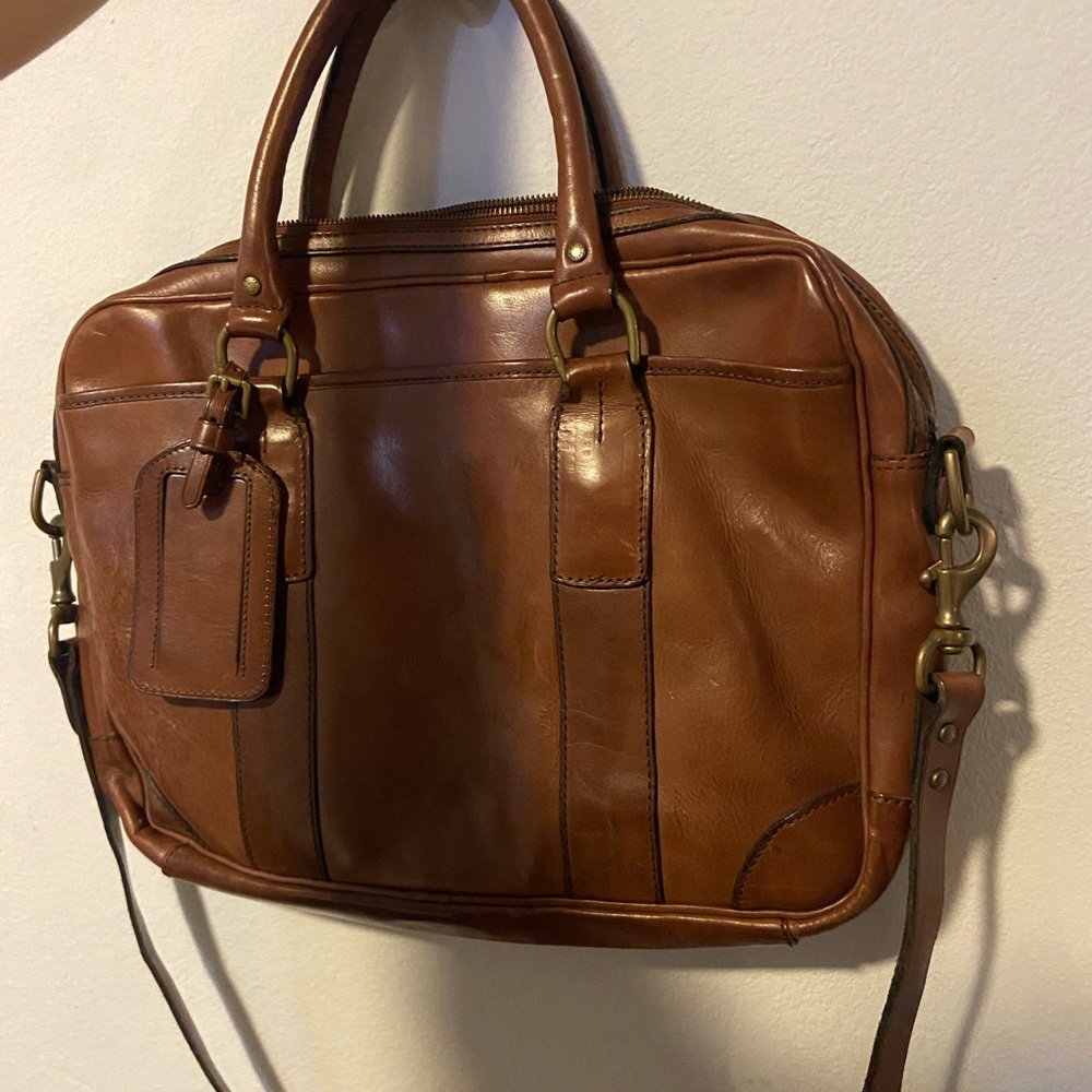Polo Ralph Lauren - Men’s Brown Leather Briefcase